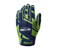 Guantes de f tbol americano WILSON NFL Stretch Fit - Seattle - Juvenil (WTF9327SE)