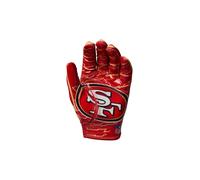Guantes de fútbol americano wilson ad nfl stretch fit sf rojo/dor ADULTO