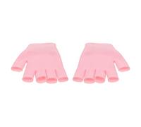Guantes de Gel para Manos Hidratantes, 1 Par, Tejido de Punto y Goma Rosa