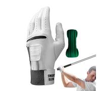 Guantes De Golf Izquierda Y Derecha - Guantes De Agarre De Entrenamiento, Guantes De Soporte De Muñeca | Swing Improvement Golf Aid Gloves, Ergonomic Comfort Fit Handwear, Noveice To Pro Training