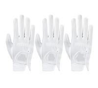 Guantes de golf para hombre para mano izquierda y derecha, agarre para todo tipo de clima, paquete de 3/6, tallas S, M, M, L, XL