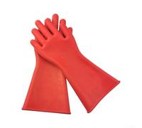 Guantes de goma aislados de alto voltaje 5KV con la resistencia eléctrica verificada 220V para los linieros de utilidad y los técnicos del mantenimiento