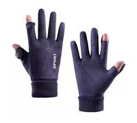 Guantes De Hombre con Diseño De Puntas De Los Dedos para Deportes De Invierno Senderismo Guantes Aire Libre Pantalla Táctil Impermeable