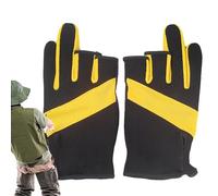 Guantes De Hombres | Guantes De Remo De Invierno Impermeables | Sin Deslizamiento De Dedos Cortados con Guante De Manejo De Pescado para Kayak, Acampar, Senderismo, Remo, Deportes Al Aire L