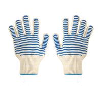 Guantes de Horno, 500 °C Guantes de Silicona a Prueba de Calor Guantes de Parrilla Antideslizantes Guantes de Horno Ignífugos Guantes de Barbacoa Guantes de Cocina para Cocinar Hornear