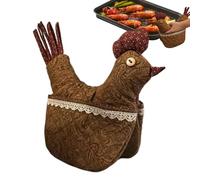 Guantes de horno | Guantes de cocina y accesorios para hornear - Guante de horno de pollo - Regalo para mamá propietario barbacoa Navidad Pascua Acción de Gracias en casa