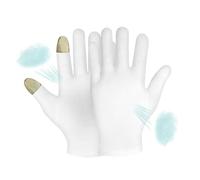 Guantes de humedad,Guantes de algodón delgados para dormir - Guantes de algodón para la inspección bella durmiente de manos secas