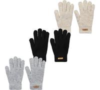 Guantes de invierno cálidos con forro polar suave y cómodo para mujer de Barts Witzia (azul claro)