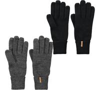 Guantes de invierno cálidos de punto fino, suaves, elásticos y con puños acanalados para mujer de Barts