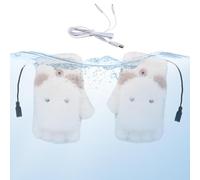 Guantes de invierno con calefacción, guantes para clima frío, calentadores por USB, calentador de manos completo y medio dedo, esquí de invierno, ciclismo para hombres y mujeres