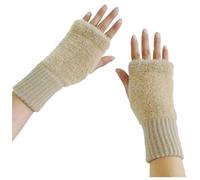 Guantes De Invierno Guantes Sin Dedo De Invierno Guantes De Pulgar Women Women Cálidos Mittanes Estiramientos Peludos para Trabajos De Ocio Cubiertos Actividades Aire Libre