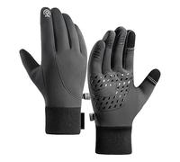 Guantes de invierno impermeables: guantes táctiles de pantalla a prueba de viento de forro polar, cálidos antideslizantes, accesorio versátil para deportes al aire libre, equipo para correr co
