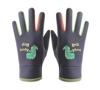 Guantes de Invierno para | Accesorios De Calefacción Para Bicicleta Brillante En La Oscuridad | Guantes Al Aire Libre Para Niños Niñas Deportes Al Aire Libre Juego De Nieve Patinete Bicicleta De