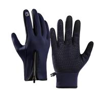 Guantes de invierno para ciclismo - Guantes gruesos con pantalla táctil, para motocicleta, antideslizantes, sin dedos, para ciclismo, esquí, moto, senderismo, camping, desplazamientos diarios al aire
