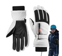 Guantes de Invierno para Hombre, Calentadores de Manos Antiesquí a Prueba de Viento | Guantes de Trabajo Aislados - para Deporte Snowboard Ciclismo al Aire Escocés Nieve Paleta