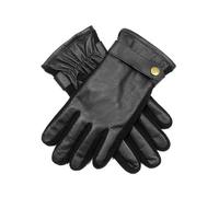 Guantes de invierno para hombre, de piel de canguro premium, con correa y tachuelas (grandes y negros)