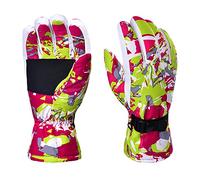 Guantes de invierno para hombre y mujer, con forro térmico y cálido, ajustables, para esquí, clima frío, desechables, sin látex, talla L, color negro