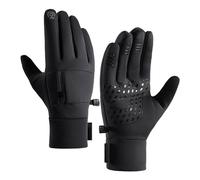 Guantes de invierno para montar al aire libre, cálidos, pantalla táctil, mensajes de texto, sin guantes, resistentes al viento, guantes de trabajo deportivos cálidos para clima frío (sin energía