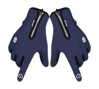 Guantes de invierno para pantalla táctil, guantes de invierno con cremallera para pantalla táctil para hombres y mujeres, clima frío, cálido, congelador, trabajo, forro de franela suave