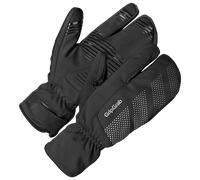 GripGrab Guantes de Ciclismo Ride Lobster Térmicos de Invierno Cortavientos Acolchado de Gel Frio Extremo 3 Dedos