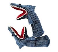 Guantes de invierno - Shark Thermal de 9 pulgadas | Guantes cálidos de poliéster - Lindos guants de animales para mujeres que mantienen las manos calientes para conducir senderismo deporte invierno r