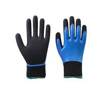 Guantes de invierno trabajo caliente nitrilo impermeable Doble Shell Térmico for exteriores seguridad a prueba viento a(Small)
