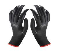 Guantes de Jardín, Guantes deJardinería con Garras para excavación y plantación, fácil y rápido de excavar y Plantar, Guantes de Protección de Corte Protector， 2 Pares