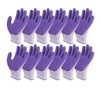 Guantes De Jardín Para Mujeres 6 Pares De Mitones De Látex Protectores