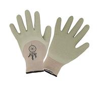 Guantes de jardinería Boho Beige Plantation para trasplantar fibras de bambú y látex ROSTAING -Talla 07
