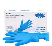 Guantes de Jardinería para Niños 100 piezas cómodas con nitrilo útil | Guantes de Ciencia para Niños Para Comida Trabajo Limpieza Cocina Horneado Artesanía Corte Platos Lavar Médico