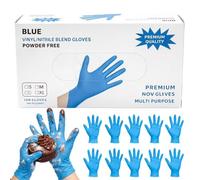 Guantes de Jardinería para Niños 100 Piezas Cómodas Seguras Impermeables | Guantes de Ciencia para Niños Para Comida Trabajo Limpieza Cocina Horneado Artesanía Corte Platos Lavar Médic