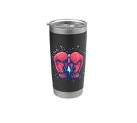 Guantes de Kickboxing Artes Marciales Gráficas Vaso térmico de acero inoxidable de doble pared