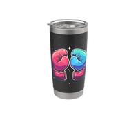 Guantes de Kickboxing Cartoon Look Vaso térmico de acero inoxidable de doble pared