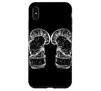 Guantes de Kickboxing Dibujo Artes Marciales Carcasa para iPhone XS Max