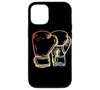Guantes de Kickboxing Dibujo Estilo Retro Carcasa para iPhone 12/12 Pro