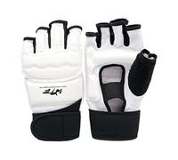 Guantes de kickboxing para niños, guantes de medio dedo MMA de piel sintética | Guantes de kickboxing para sparring, entrenamiento ligero, Muay Thai, artes marciales, karate