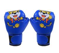 Guantes de kickboxing para niños, piel sintética, transpirable, con patrón de dibujos animados, guantes de entrenamiento para saco de boxeo, almohadillas de pelota de velocidad, entrenamiento para