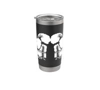 Guantes de Kickboxing Pixel Art Sanda Vaso térmico de acero inoxidable de doble pared