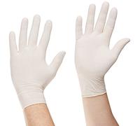 Guantes de latex con polvo talla 8 - 9, 100 unidades