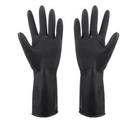 Guantes de látex de protección de color, manoplas para teñir el cabello, impermeables, antideslizantes, juego de ropa de trabajo de mano de seguridad | laboratorio automotriz, cocina, barbacoa