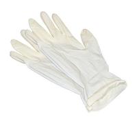 Guantes de látex no estériles sin polvo, talla L