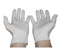 Guantes de látex sin talco 100 Stk. Tamaño M - Guante protector, una vez Guantes desechables Guante Guantes de látex