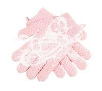 Guantes de lavado de carrocería, Guante de guantes para el cuerpo,Guantes de matorrales reutilizables elásticos para la ducha - Accesorios de baño portátiles flexibles para la de la mano de la cara po