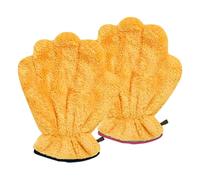 Guantes de lavado para perros - Toallitas para guantes | Toalla de baño para patas, guante de limpieza lavable de secado rápido, ayudante para el aseo de textura suave,