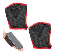 Guantes de levantamiento de pesas para mujeres, guantes para mujeres | Malmi de media halterofilia transpirable - Equipo de yoga antideslizante - Soporte para envoltura de muñeca, protección