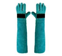 Guantes de manejo de animales, guantes de entrenamiento para perros, guantes protectores antiarañazos, guantes protectores de cuero duraderos antimordeduras, guantes de control de animales, guantes de