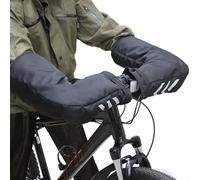 Guantes de manillar para uso en invierno en bicicletas Mountain E Commuter y neumáticos gruesos con superficies reflectantes para aumentar la presencia nocturna
