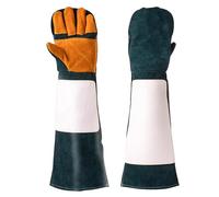 Guantes de manipulación de animales de mordidas probados - Animal Handling Gloves - Bite Resistant Gloves for Dog Training, Cats, Falconry, Reptiles, Welding, Barbacoa, Handling, Gardening