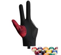 Guantes De Mano Izquierda,Guantes De De Dedos 3 dedos tamaño universal mano | Guantes deportivos Cue Pirámide del proceso de empalme, carambola, , , deportes de taco