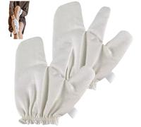 Guantes de masaje de seda cruda para hombre y mujer, guantes de baño exfoliantes de seda cruda, diseño antideslizante, limpieza profunda y suave, aptos para todo tipo de piel.